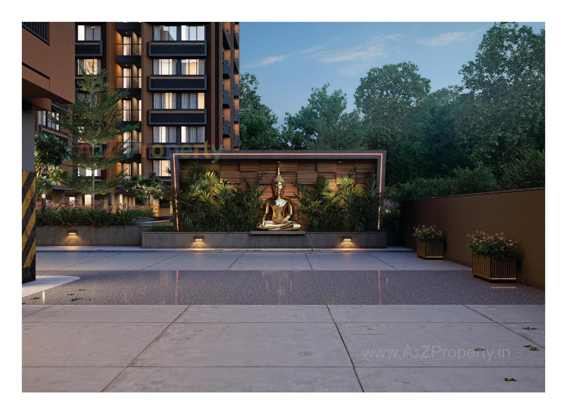 3D Elevation of real estate project United Zade located at Ahmedabad, Ahmedabad, Gujarat