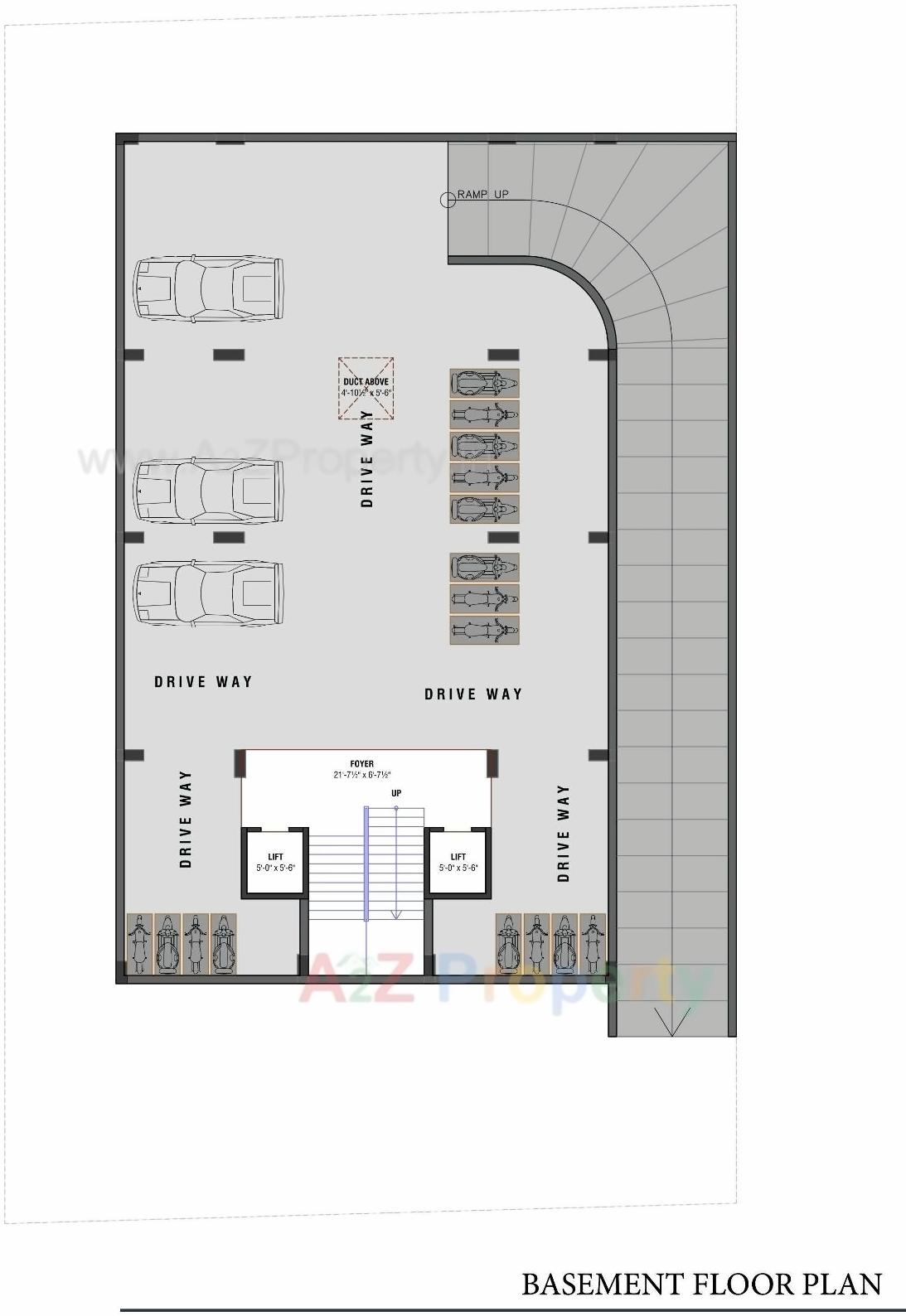 Layout of real estate project Unity 10 located at Sola, Ahmedabad, Gujarat