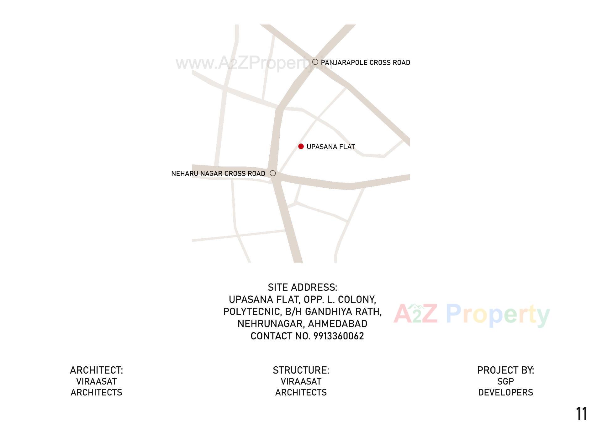  of real estate project Upasana Apartment located at Paldi, Ahmedabad, Gujarat