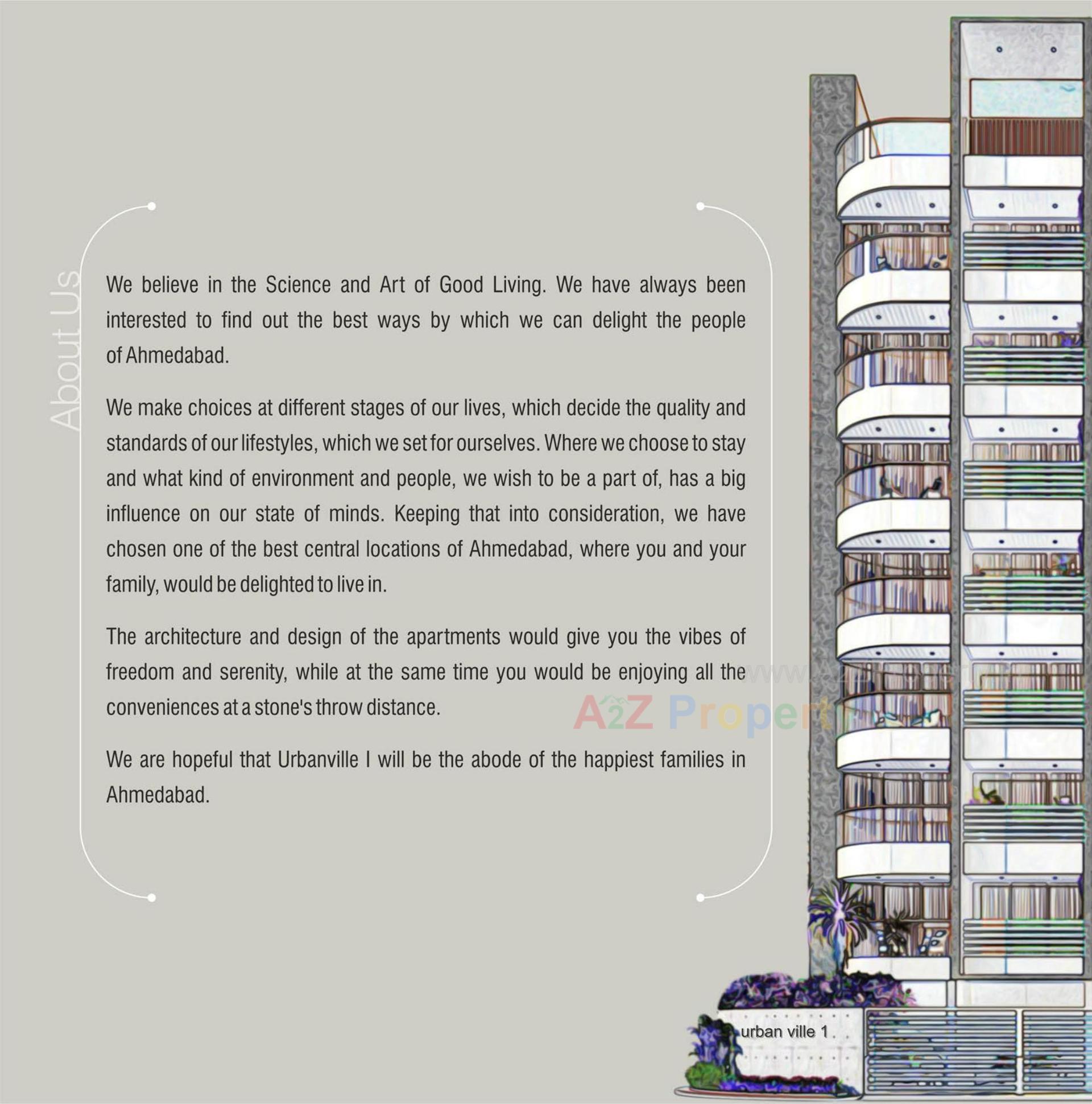  of real estate project Urbanville located at Thaltej, Ahmedabad, Gujarat