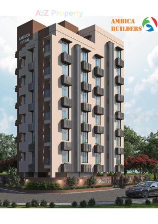Elevation of real estate project Uttam Appartment located at Rajpur - Hirpur, Ahmedabad, Gujarat