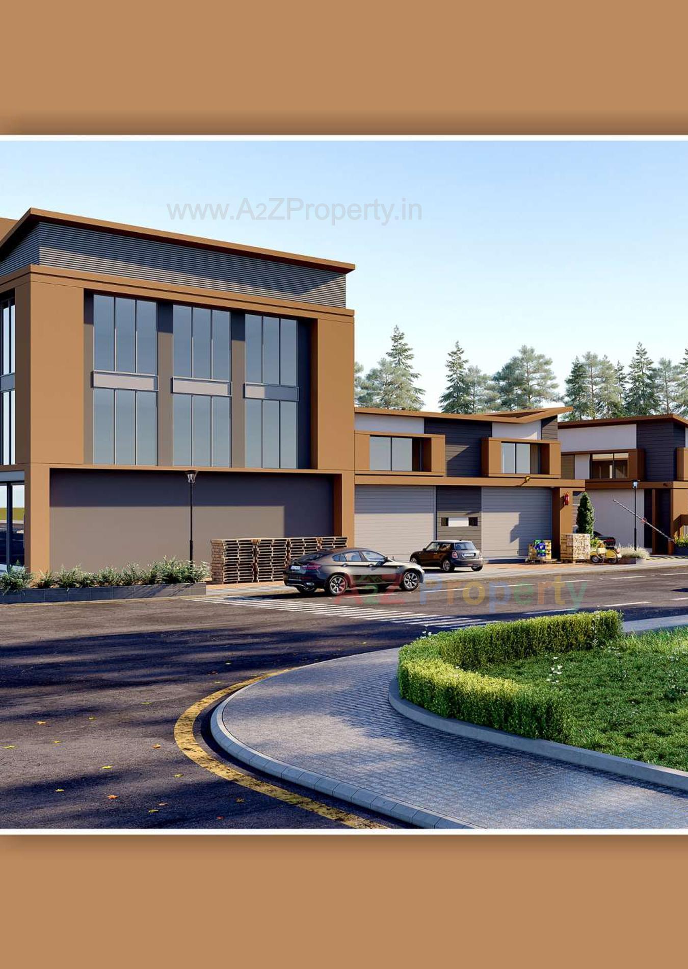 3D Elevation of real estate project V R  Industrial Park located at Kathwada, Ahmedabad, Gujarat