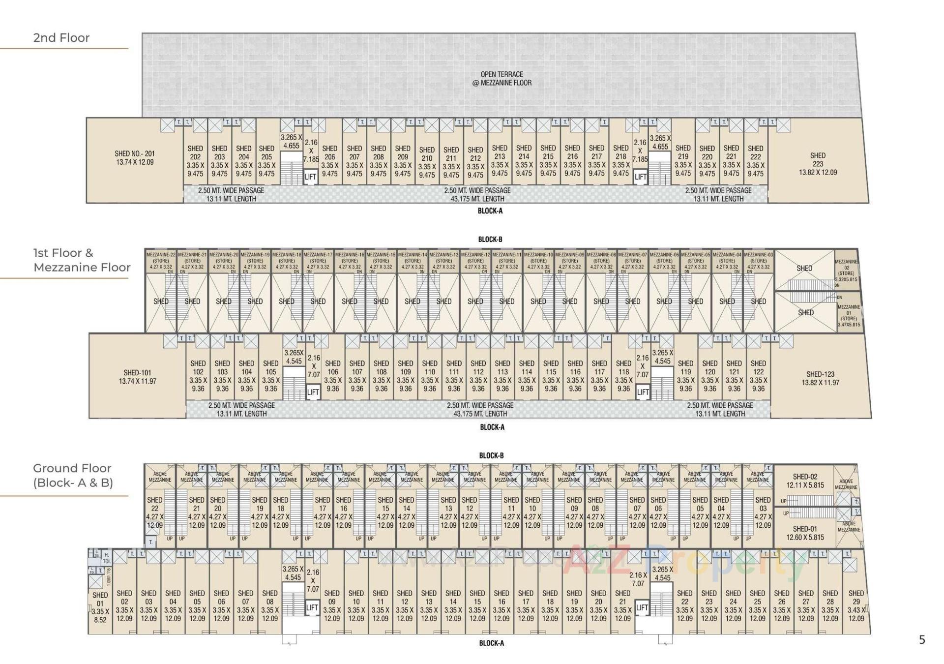 Layout of real estate project V R  Industrial Park located at Kathwada, Ahmedabad, Gujarat