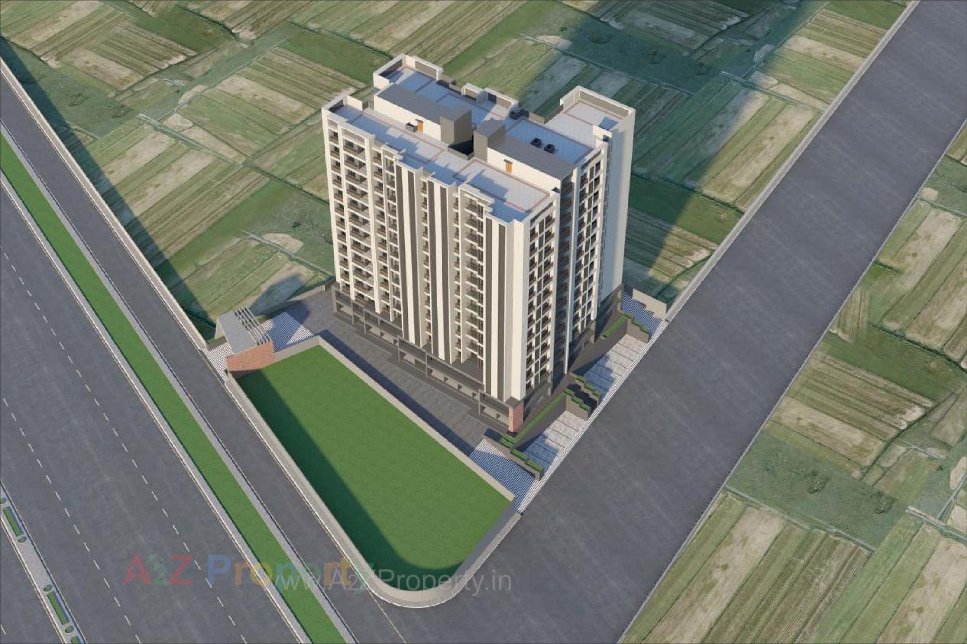 3D Elevation of real estate project Vaibhavlaxmi Parisar located at Bareja, Ahmedabad, Gujarat