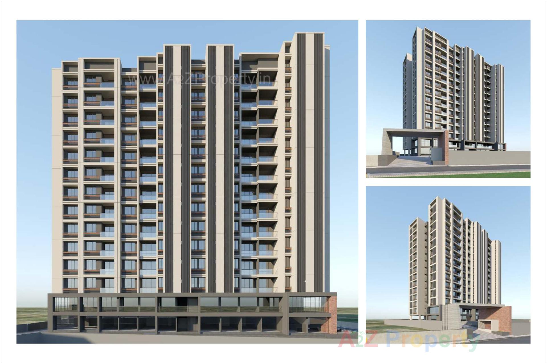 3D Elevation of real estate project Vaibhavlaxmi Parisar located at Bareja, Ahmedabad, Gujarat