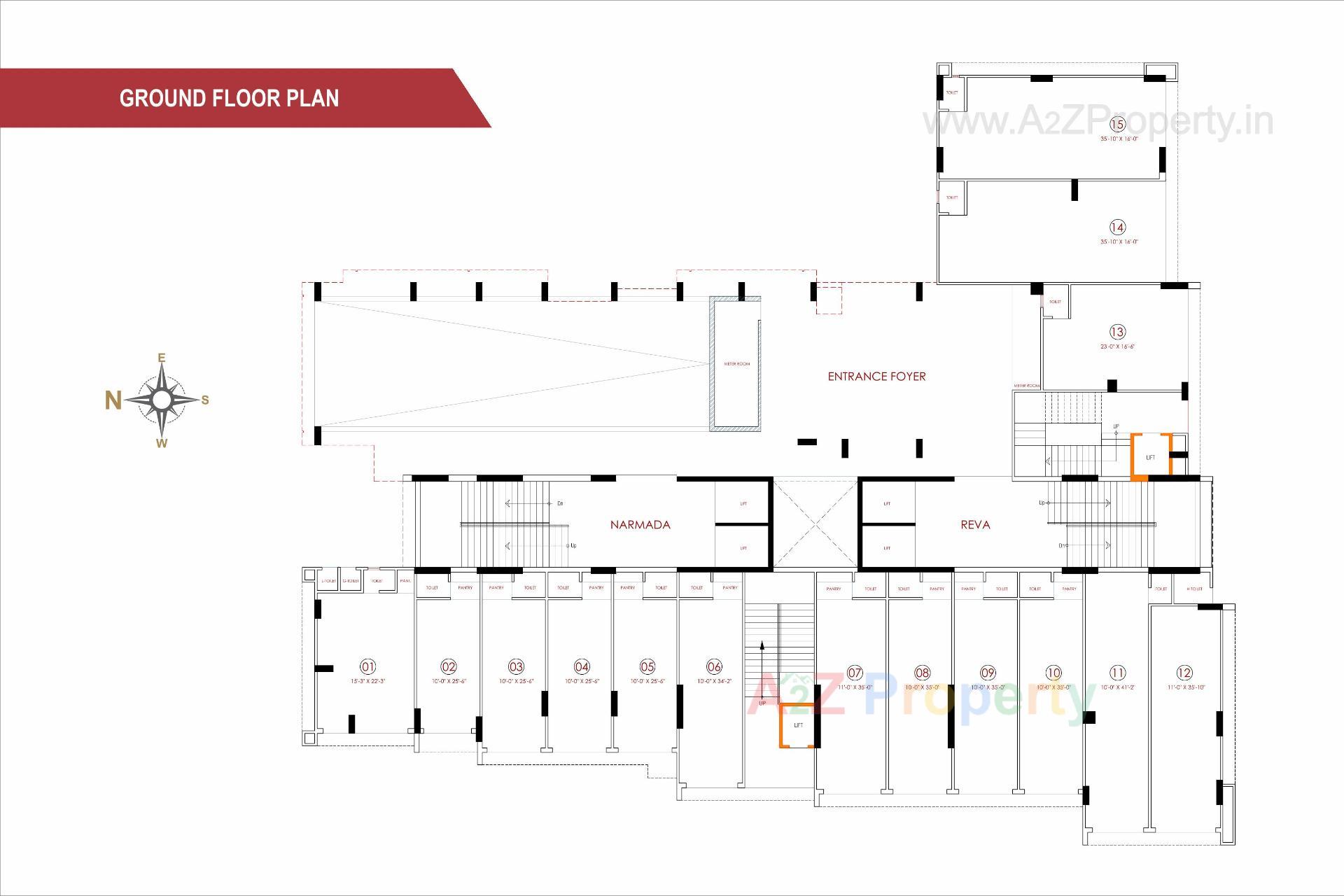 Layout of real estate project Vaibhavlaxmi Parisar located at Bareja, Ahmedabad, Gujarat