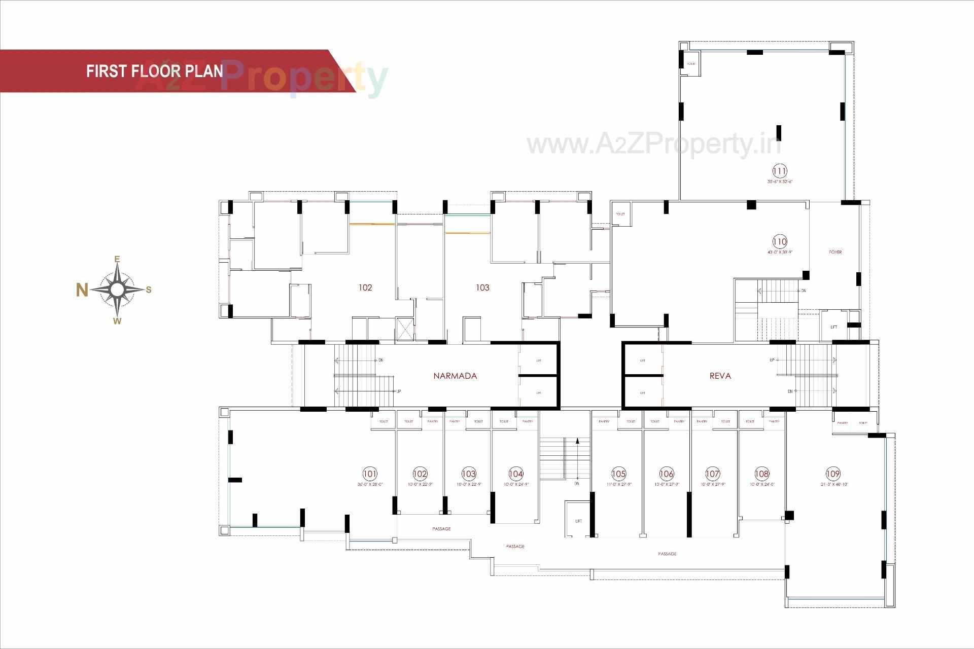 Layout of real estate project Vaibhavlaxmi Parisar located at Bareja, Ahmedabad, Gujarat