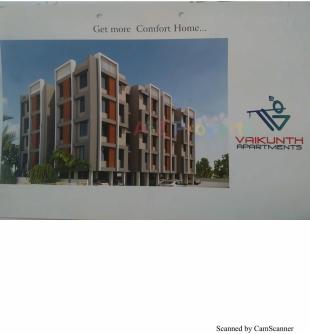 Elevation of real estate project Vaikunth Apartments located at Ghodasar, Ahmedabad, Gujarat