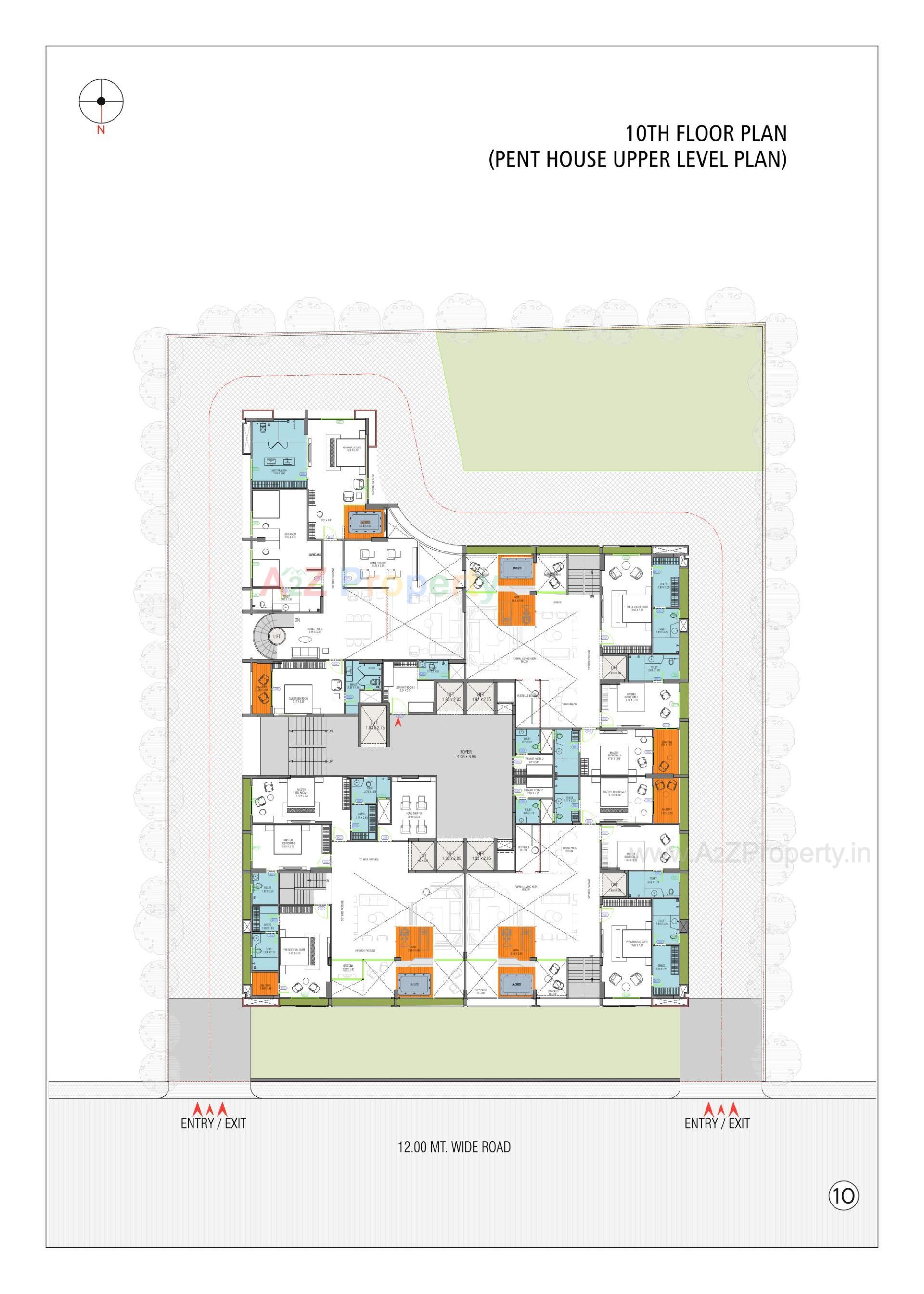 Layout of real estate project Vaikunth located at Ahmedabad, Ahmedabad, Gujarat