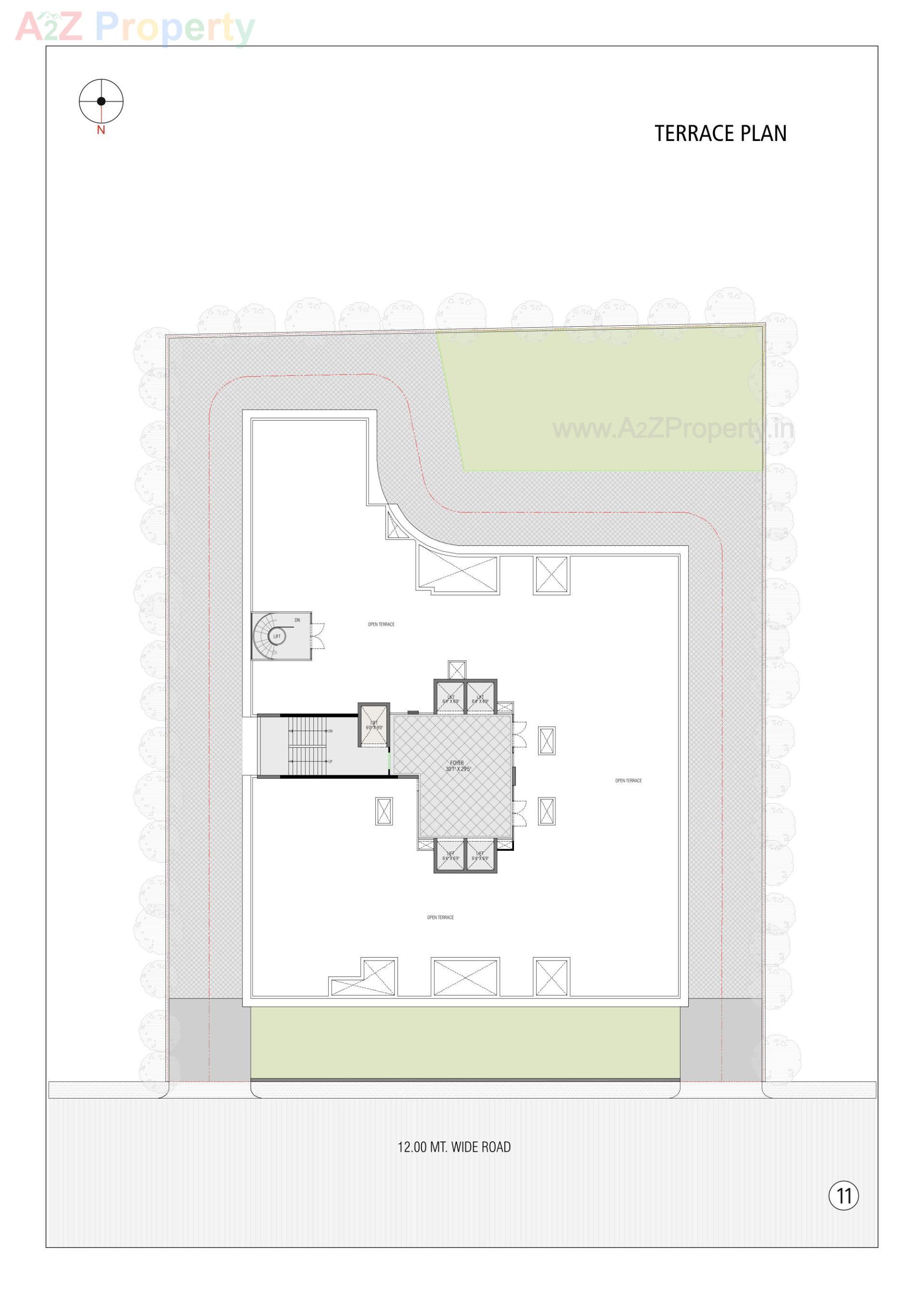 Layout of real estate project Vaikunth located at Ahmedabad, Ahmedabad, Gujarat