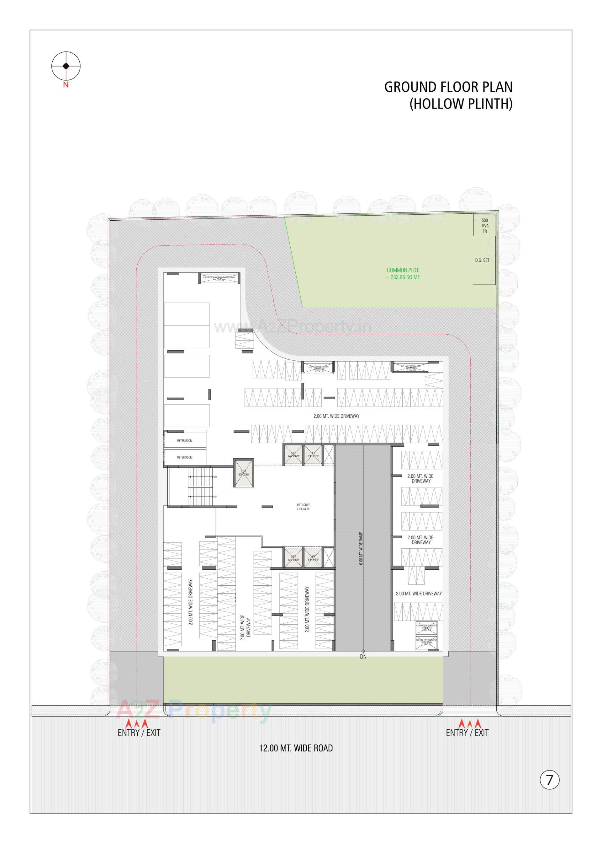 Layout of real estate project Vaikunth located at Ahmedabad, Ahmedabad, Gujarat