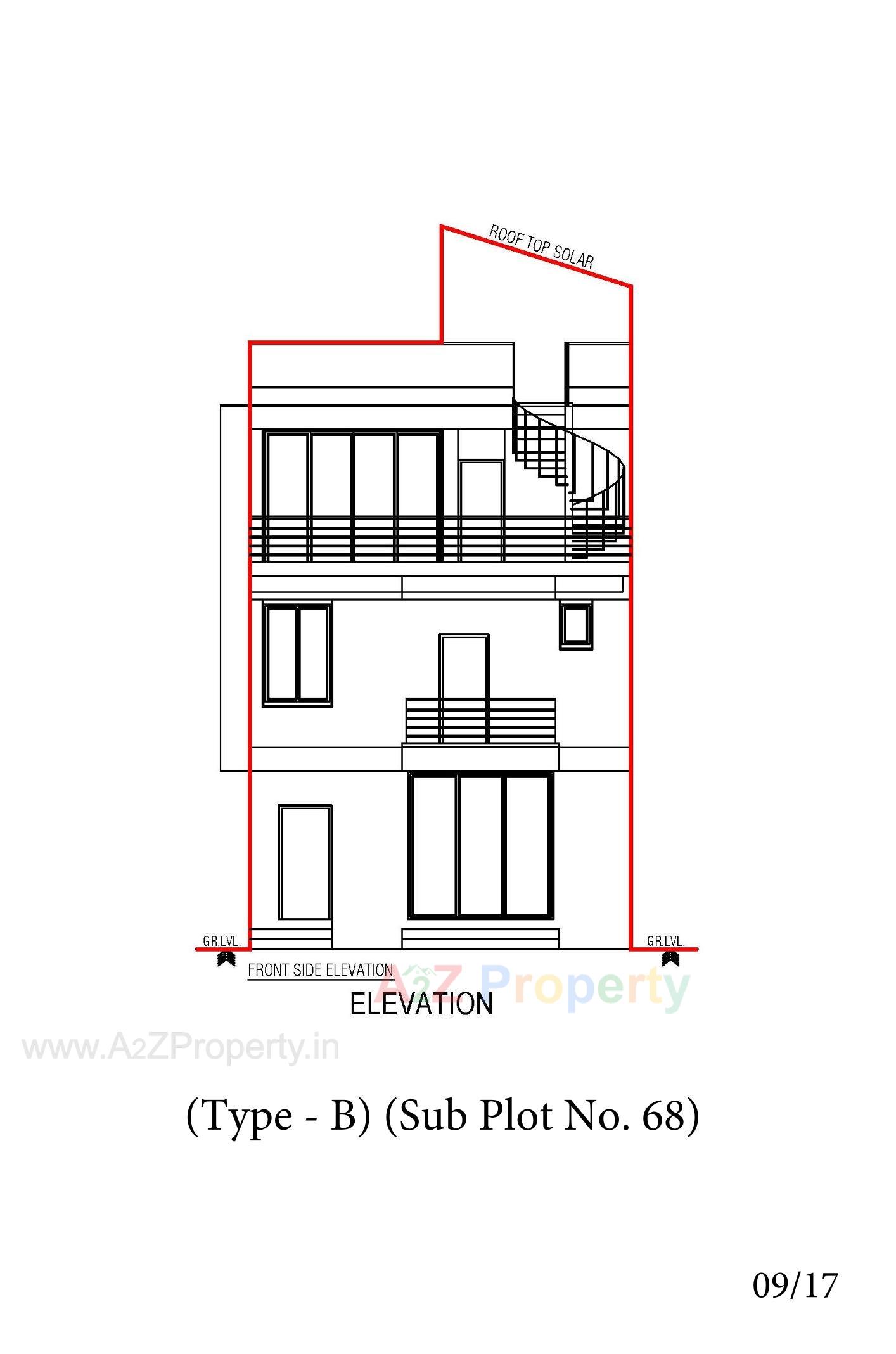 Layout of real estate project Vaikunth located at Bopal, Ahmedabad, Gujarat