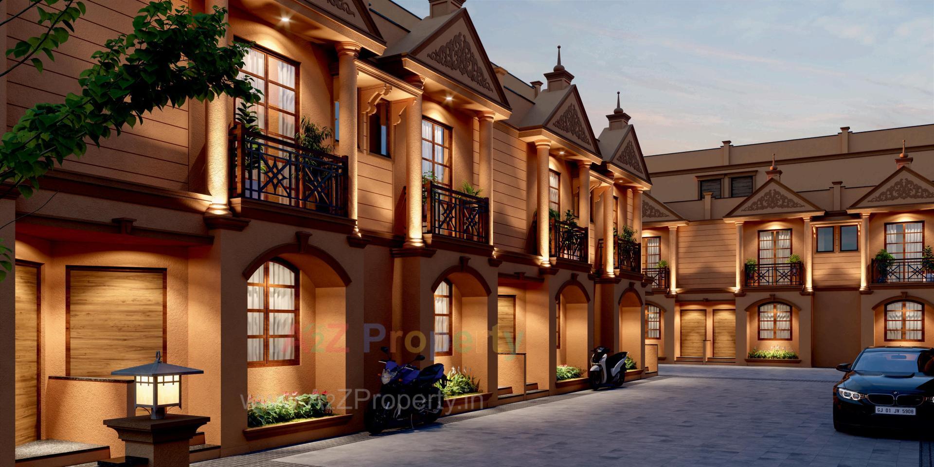 3D Elevation of real estate project Valencia located at Lambha, Ahmedabad, Gujarat