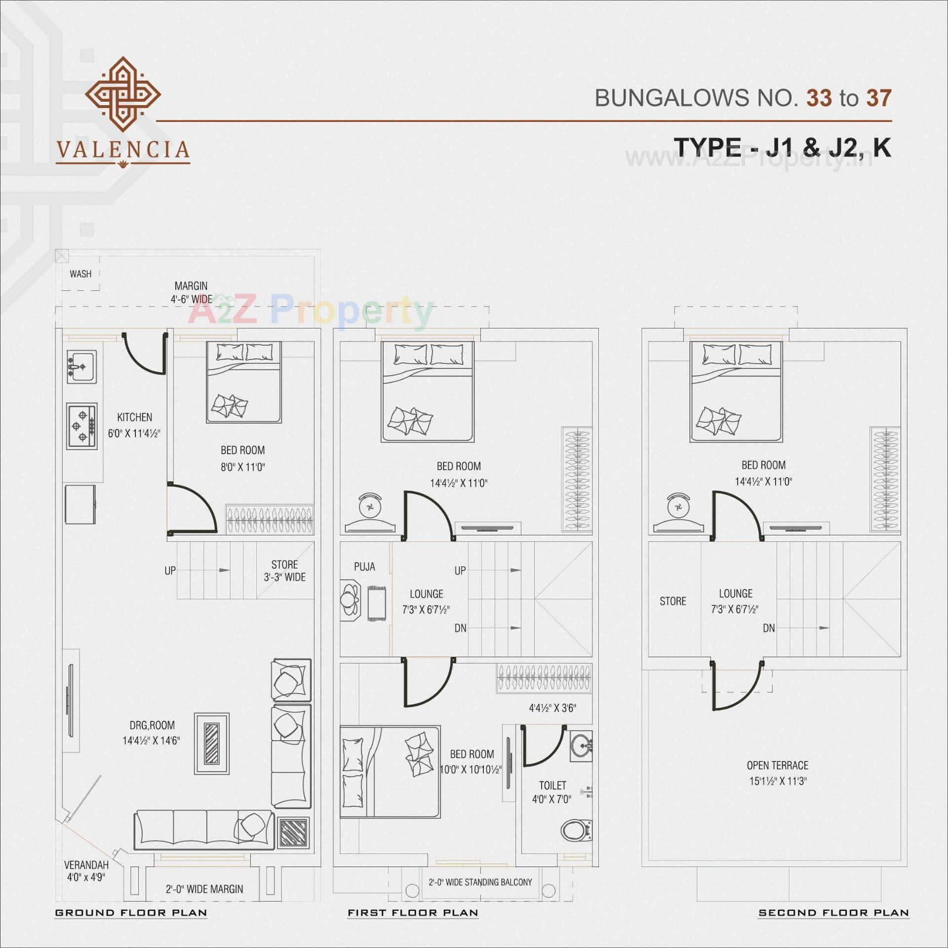 Layout of real estate project Valencia located at Lambha, Ahmedabad, Gujarat