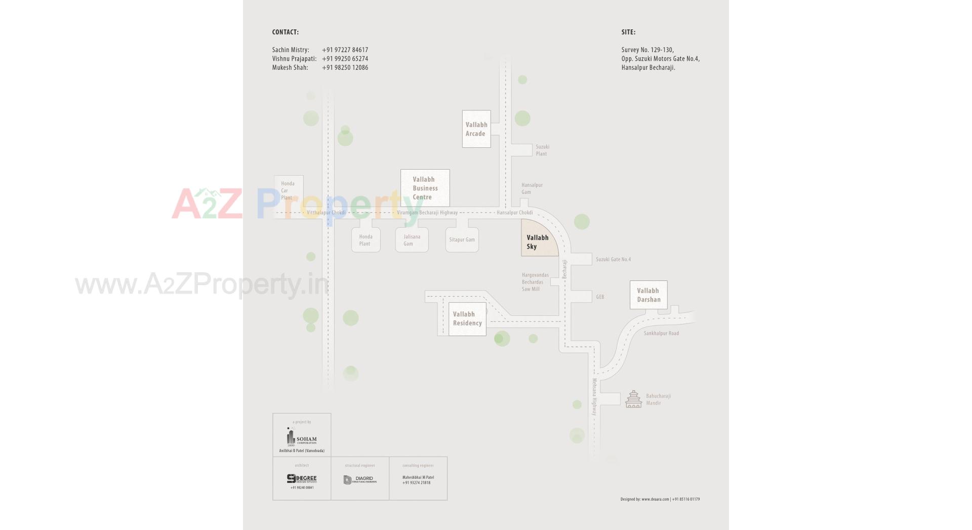  of real estate project Vallabh Sky located at Hansalpur, Ahmedabad, Gujarat