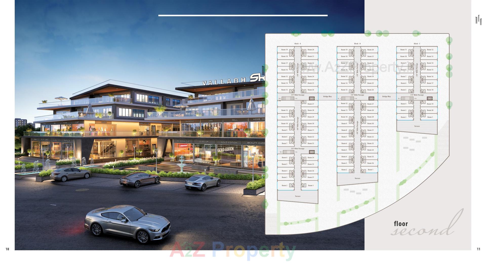  of real estate project Vallabh Sky located at Hansalpur, Ahmedabad, Gujarat