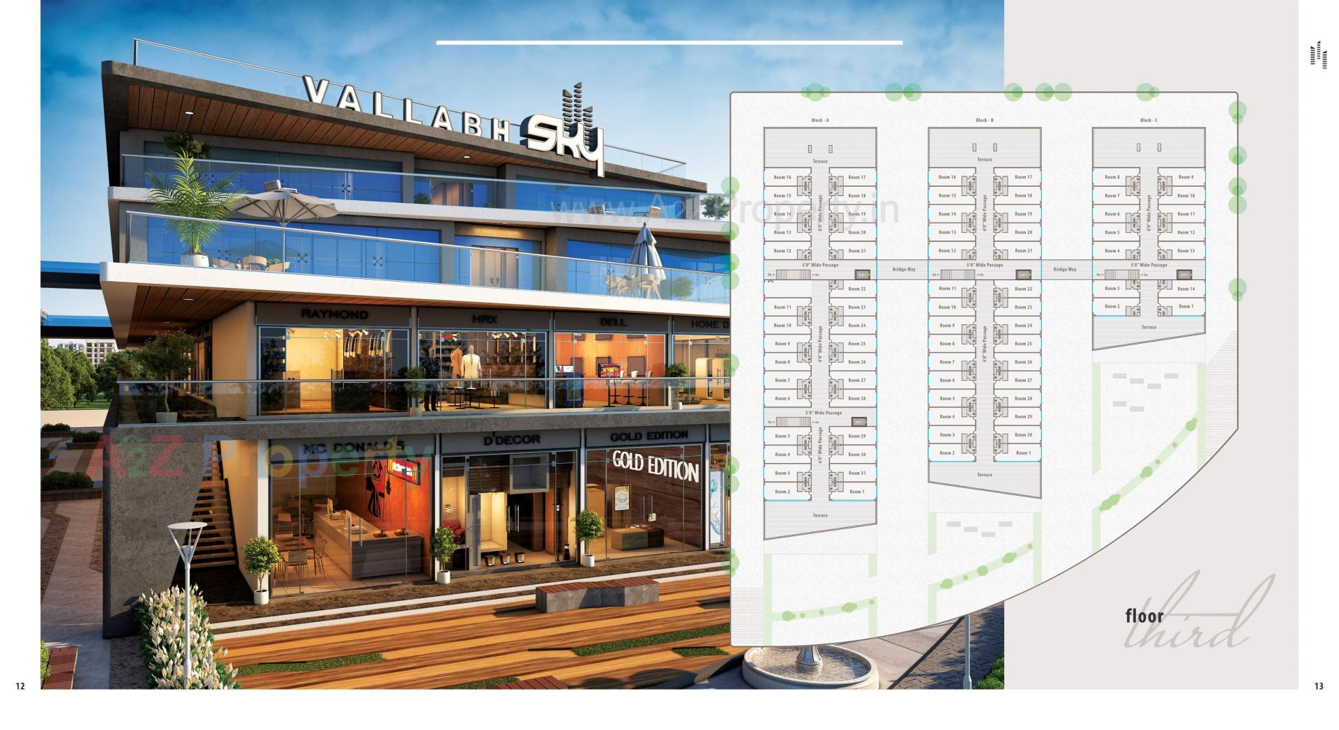  of real estate project Vallabh Sky located at Hansalpur, Ahmedabad, Gujarat