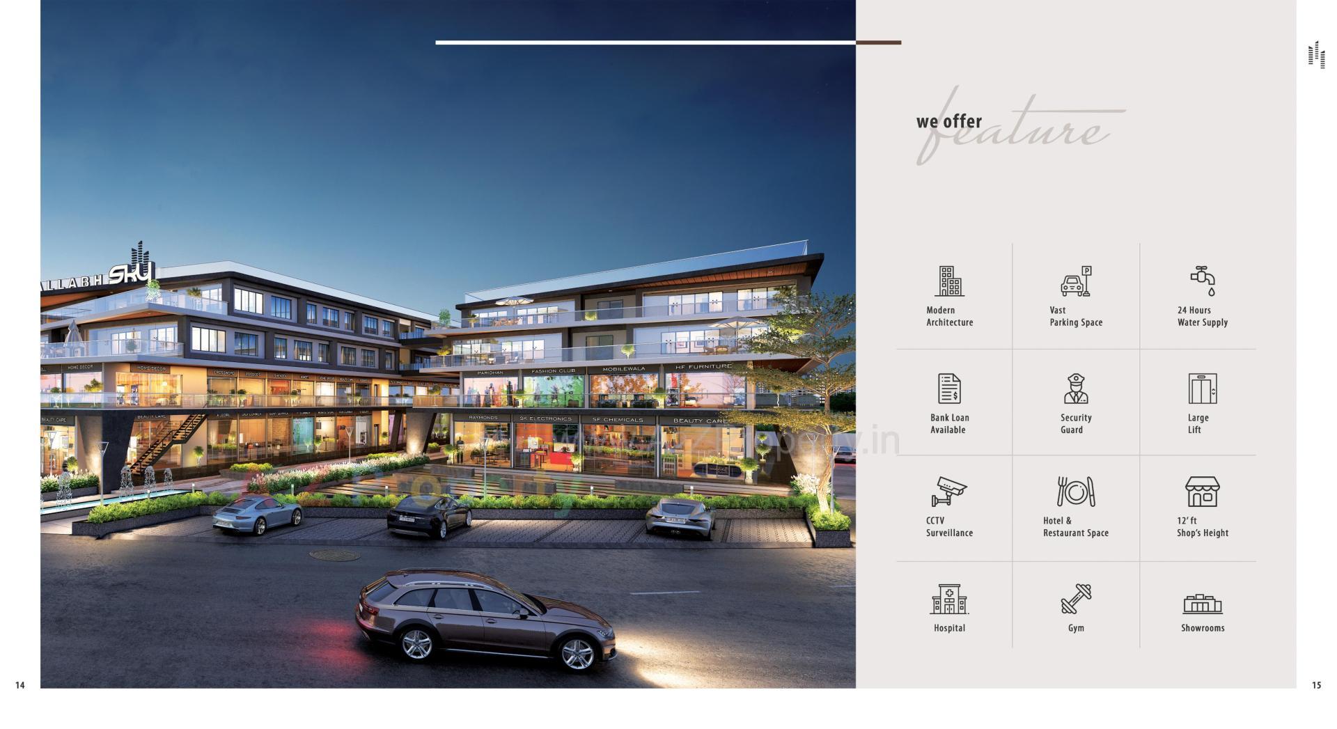  of real estate project Vallabh Sky located at Hansalpur, Ahmedabad, Gujarat