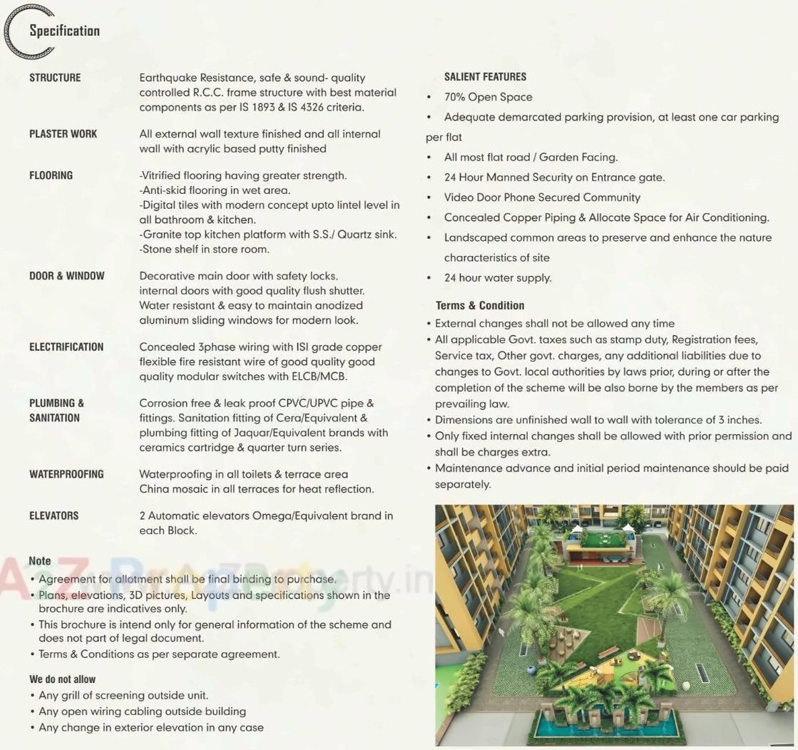  of real estate project Vandemataram Mahadev Lily located at Rajpur--hirpur, Ahmedabad, Gujarat