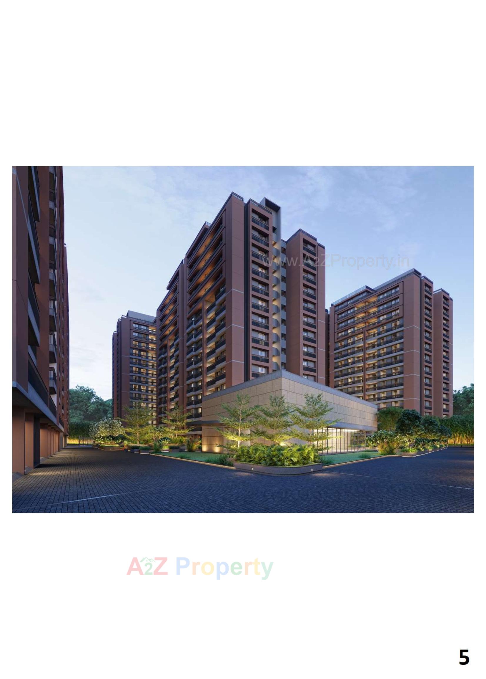 3D Elevation of real estate project Vandemataram Rameshwar located at Wadaj, Ahmedabad, Gujarat