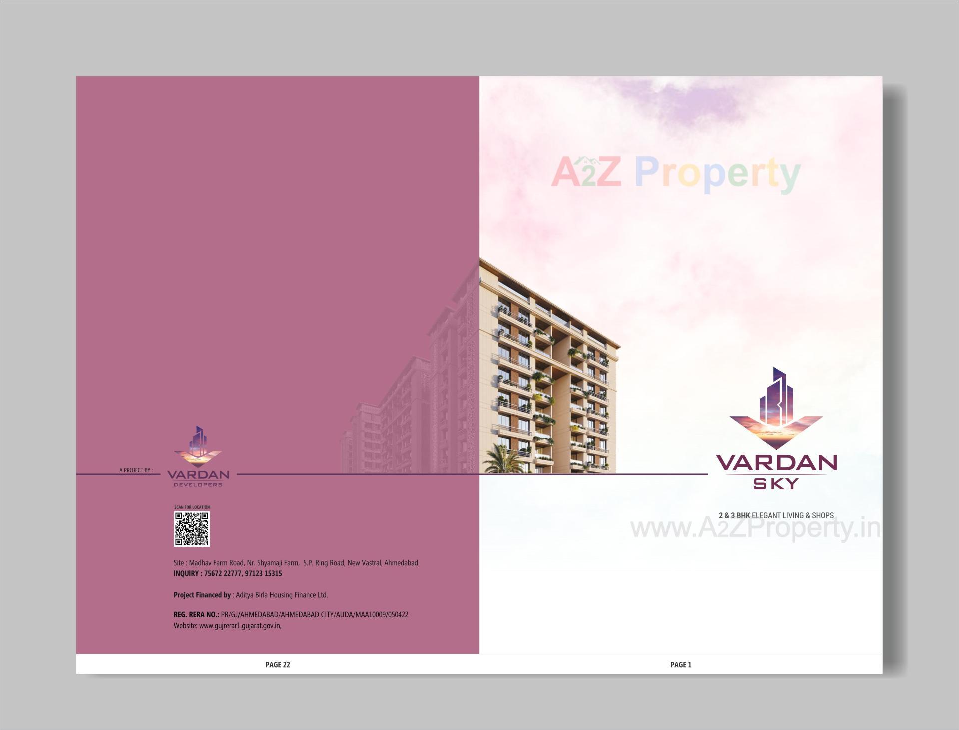  of real estate project Vardan Sky located at Vastral, Ahmedabad, Gujarat