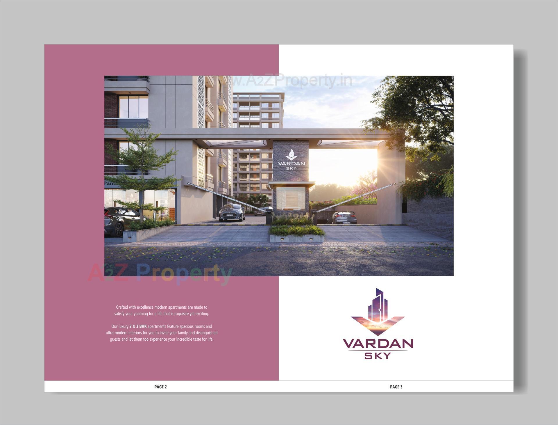 3D Elevation of real estate project Vardan Sky located at Vastral, Ahmedabad, Gujarat