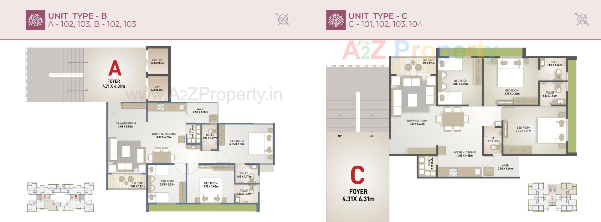 Layout of real estate project Vatrika Residency located at Chiloda (naroda), Ahmedabad, Gujarat