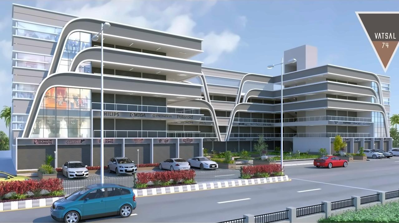 3D Elevation of real estate project Vatsal located at Ahmedabad, Ahmedabad, Gujarat