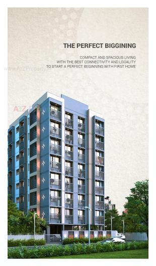 Elevation of real estate project Vatsal Residency located at Ghuma, Ahmedabad, Gujarat