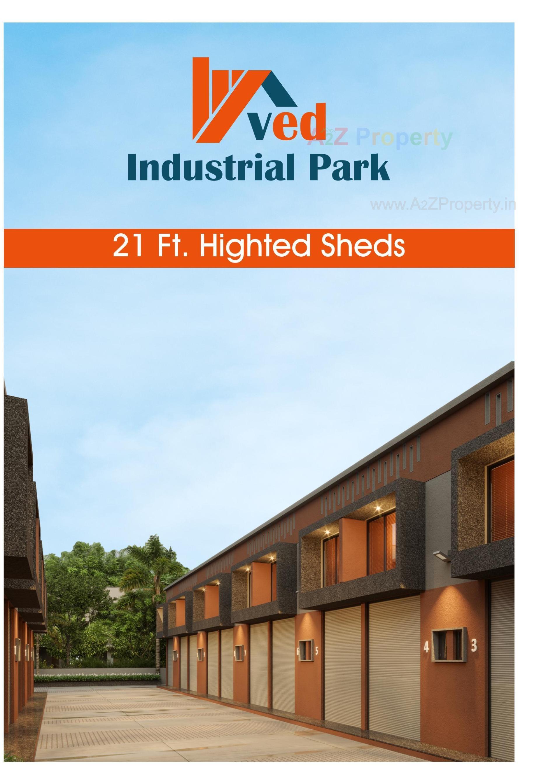 3D Elevation of real estate project Ved Industrial Park located at Kathwada, Ahmedabad, Gujarat