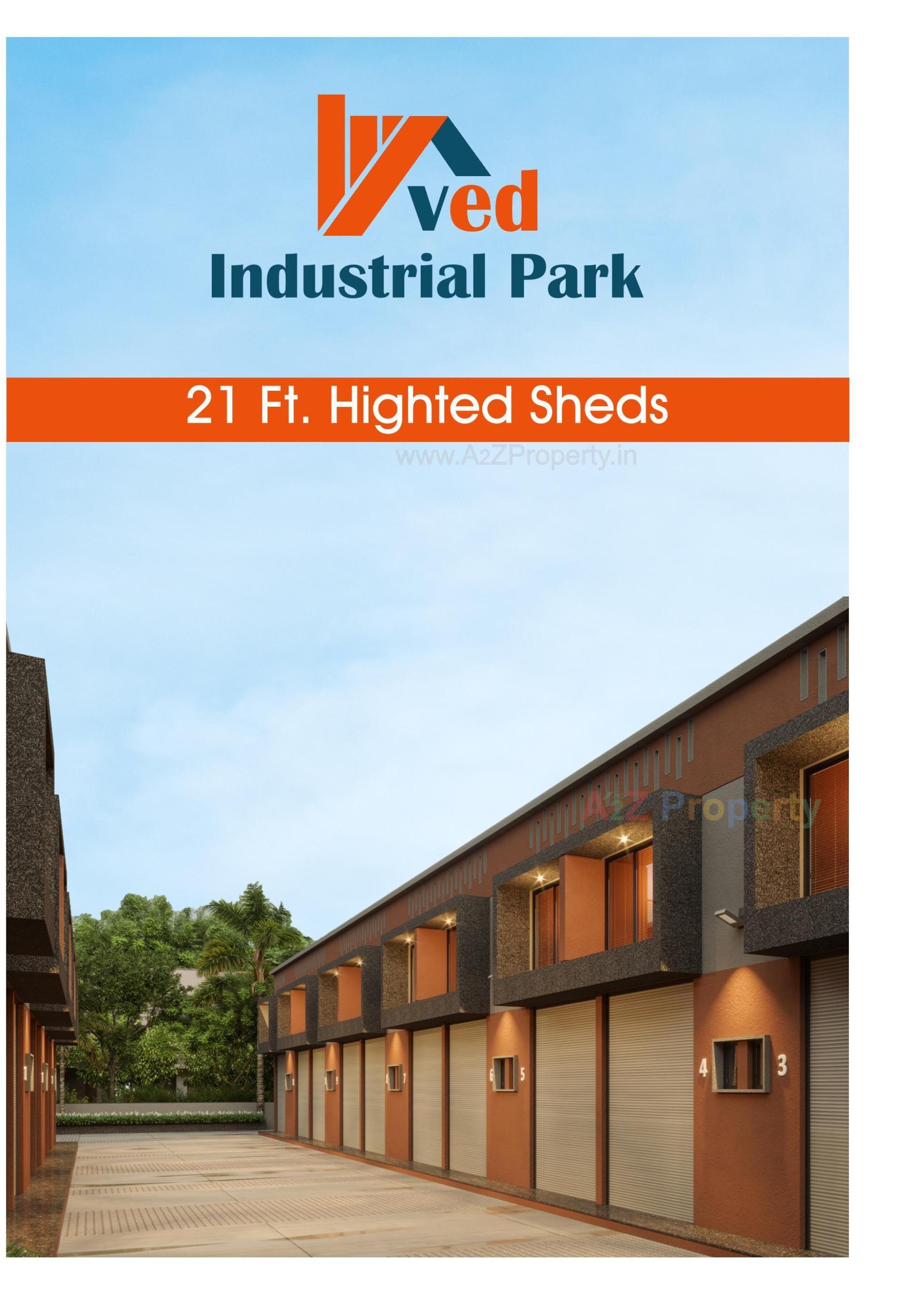 3D Elevation of real estate project Ved Industrial Park located at Kathwada, Ahmedabad, Gujarat