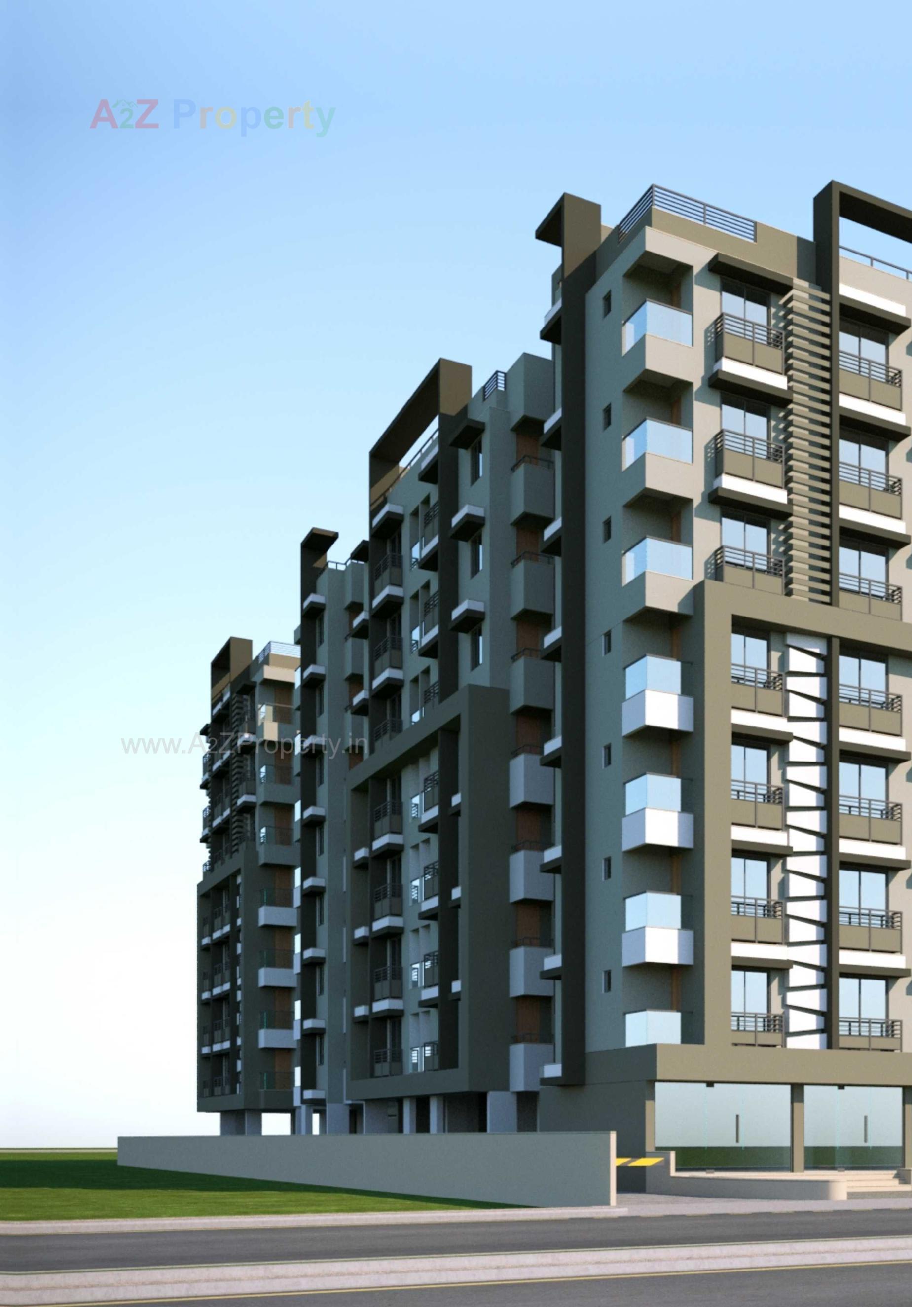 3D Elevation of real estate project Ved Vihar located at Vastral, Ahmedabad, Gujarat