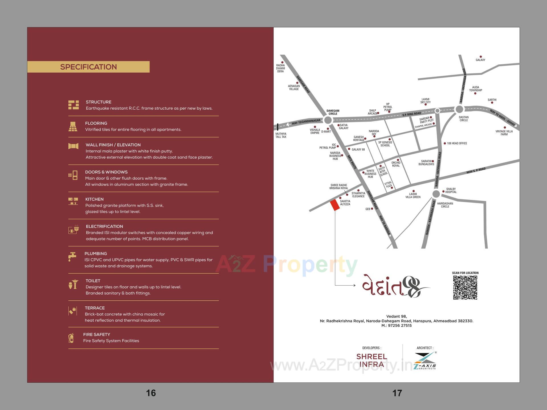  of real estate project Vedant located at Naroda, Ahmedabad, Gujarat