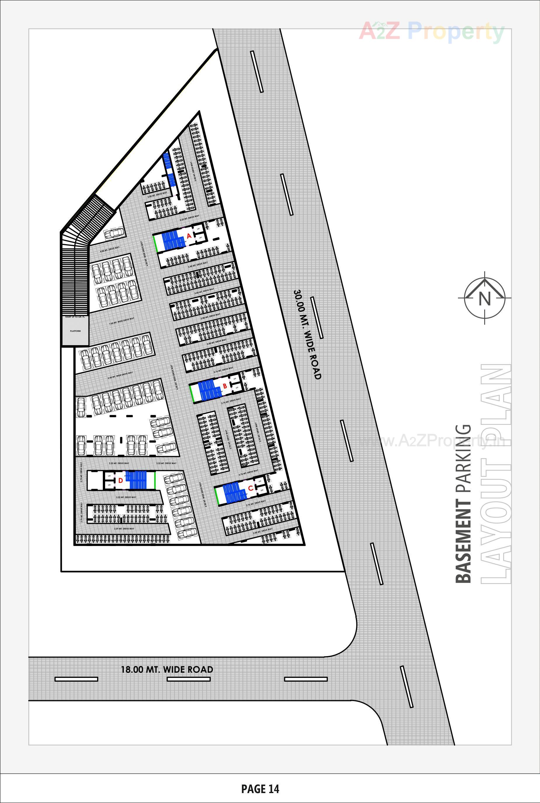 Layout of real estate project Vedant Antilia located at Vastral, Ahmedabad, Gujarat