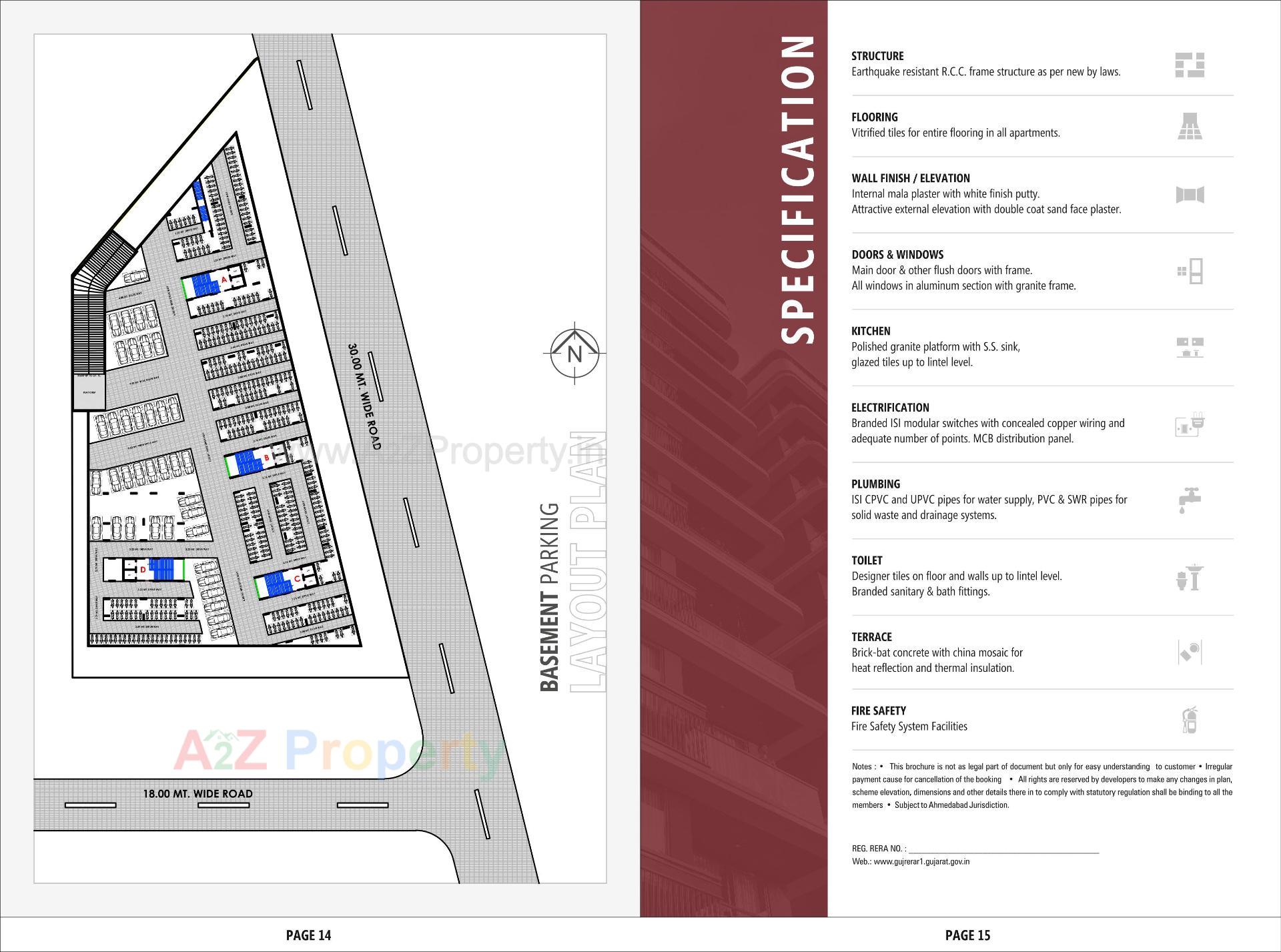  of real estate project Vedant Antilia located at Vastral, Ahmedabad, Gujarat