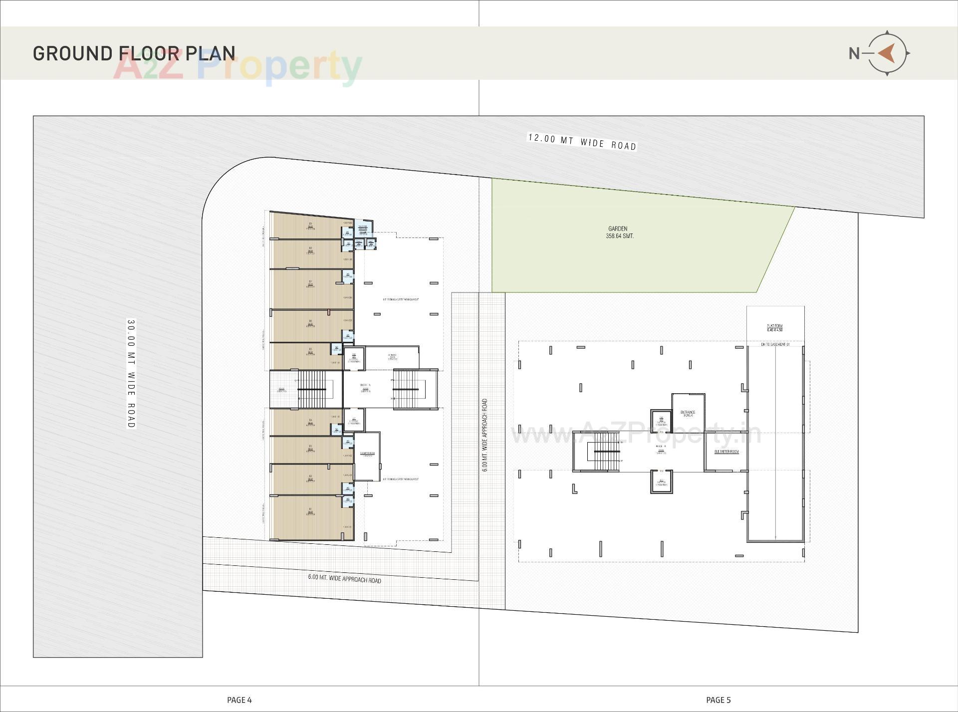 Layout of real estate project Vedant Highend located at Nikol, Ahmedabad, Gujarat