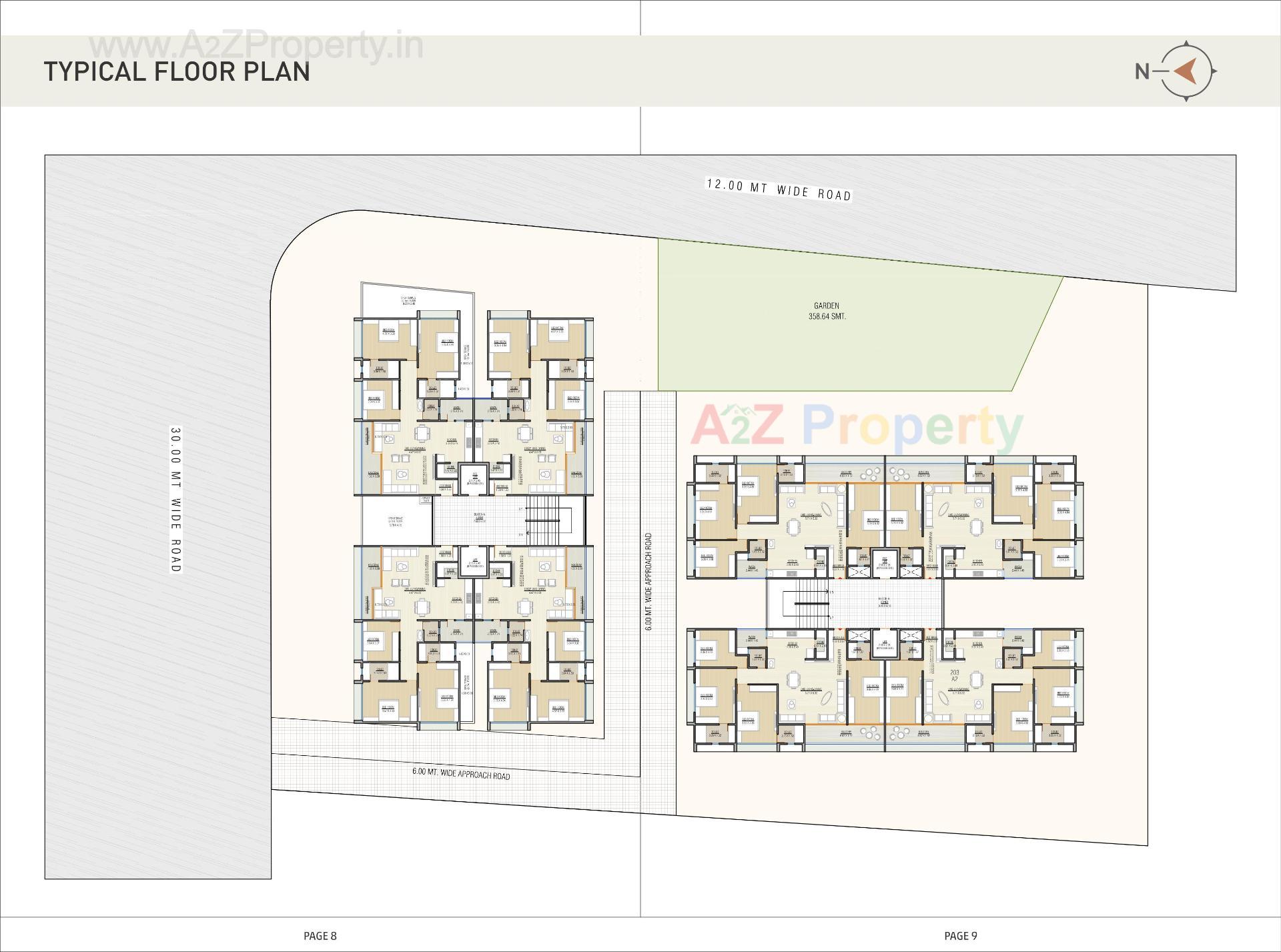 Layout of real estate project Vedant Highend located at Nikol, Ahmedabad, Gujarat