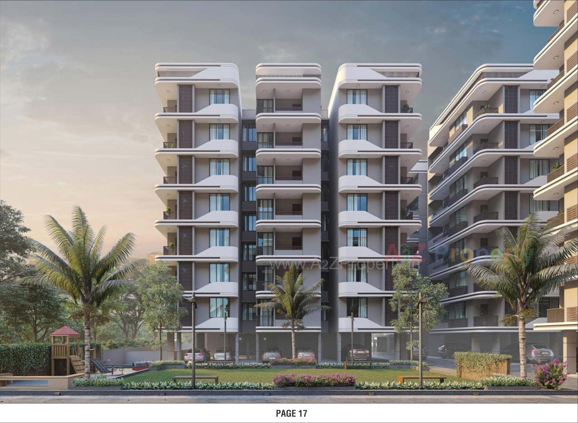 3D Elevation of real estate project Vedant Residency located at Ahmedabad, Ahmedabad, Gujarat