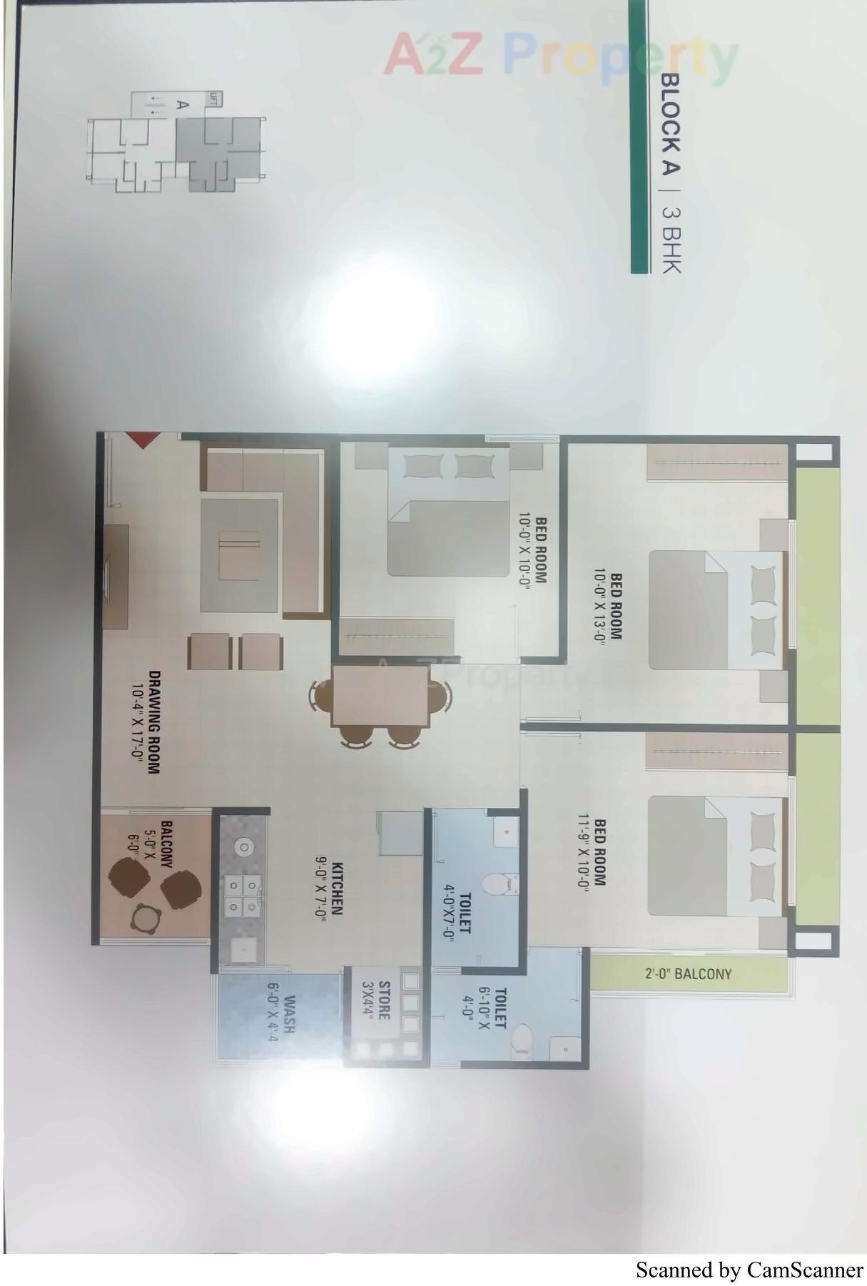 Layout of real estate project Vedant Scarlett located at Vastral, Ahmedabad, Gujarat