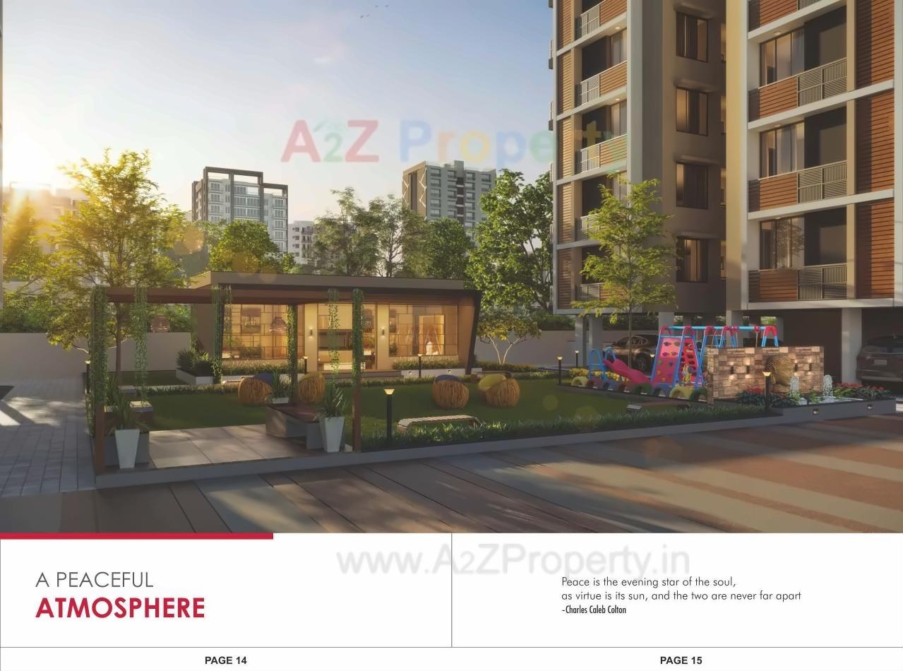 3D Elevation of real estate project Vedant Sky located at Nikol, Ahmedabad, Gujarat