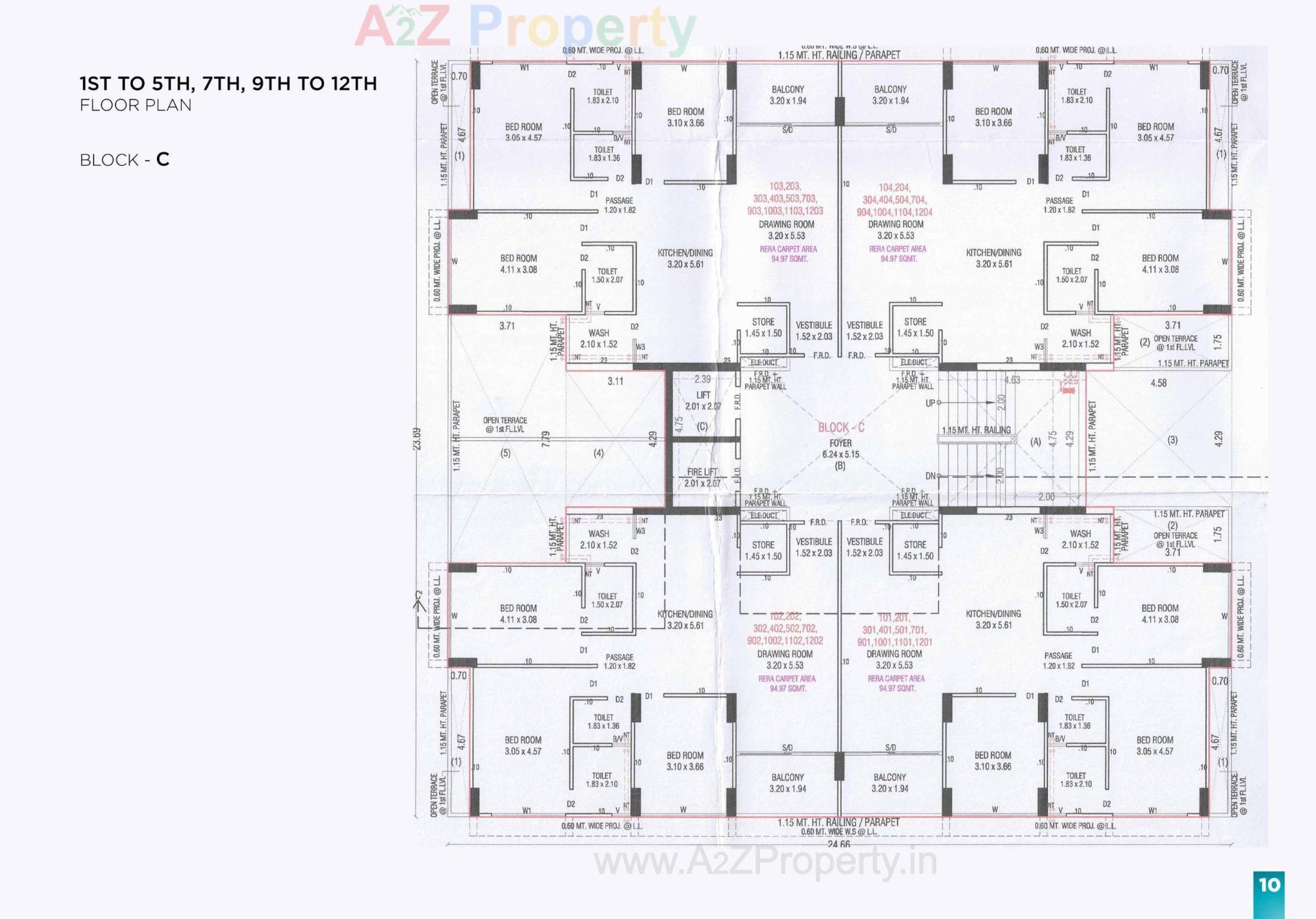 Layout of real estate project Vedkalp located at Vastral, Ahmedabad, Gujarat