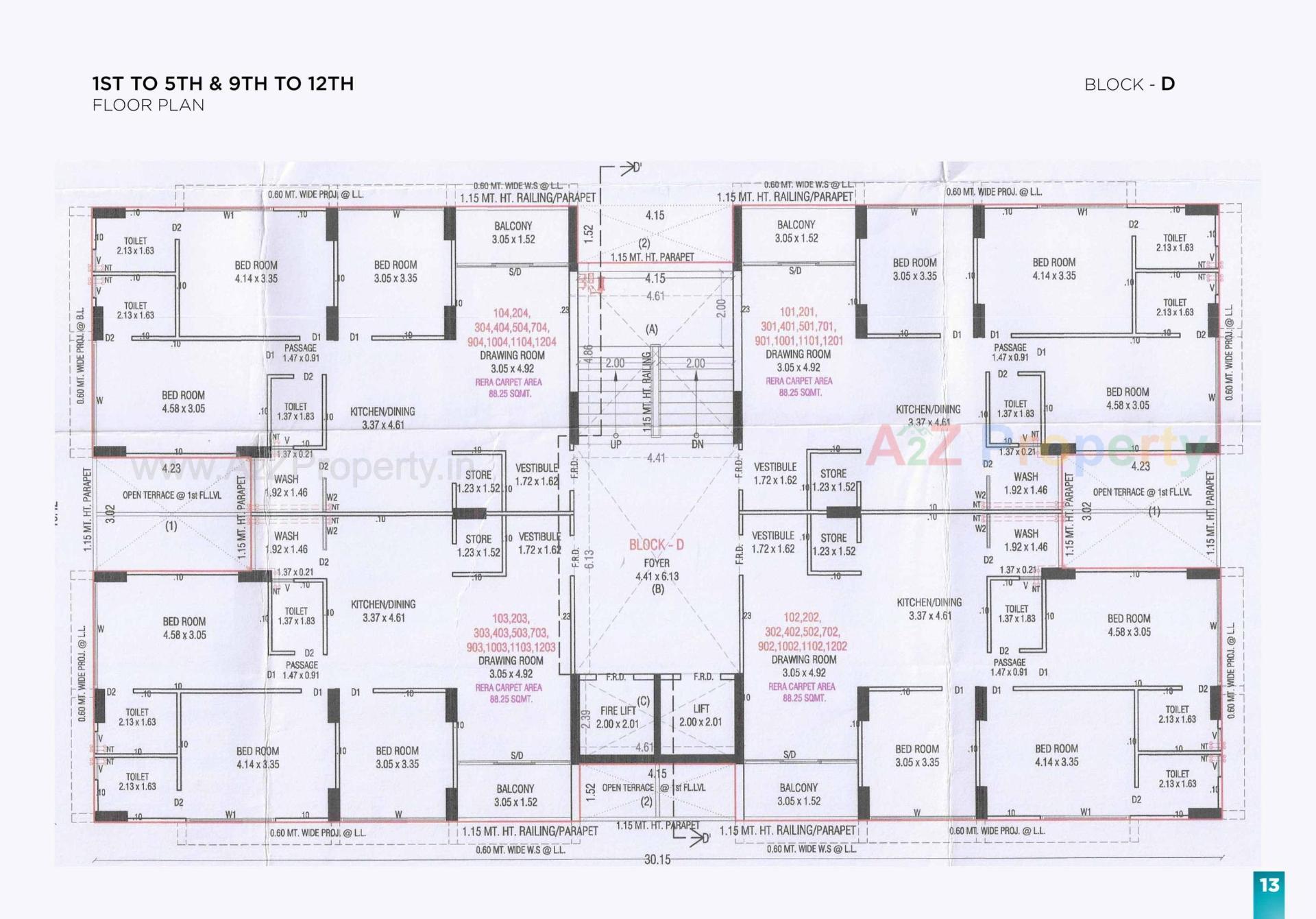Layout of real estate project Vedkalp located at Vastral, Ahmedabad, Gujarat