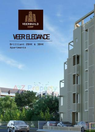 Elevation of real estate project Veer Elegance located at Chhadavad, Ahmedabad, Gujarat