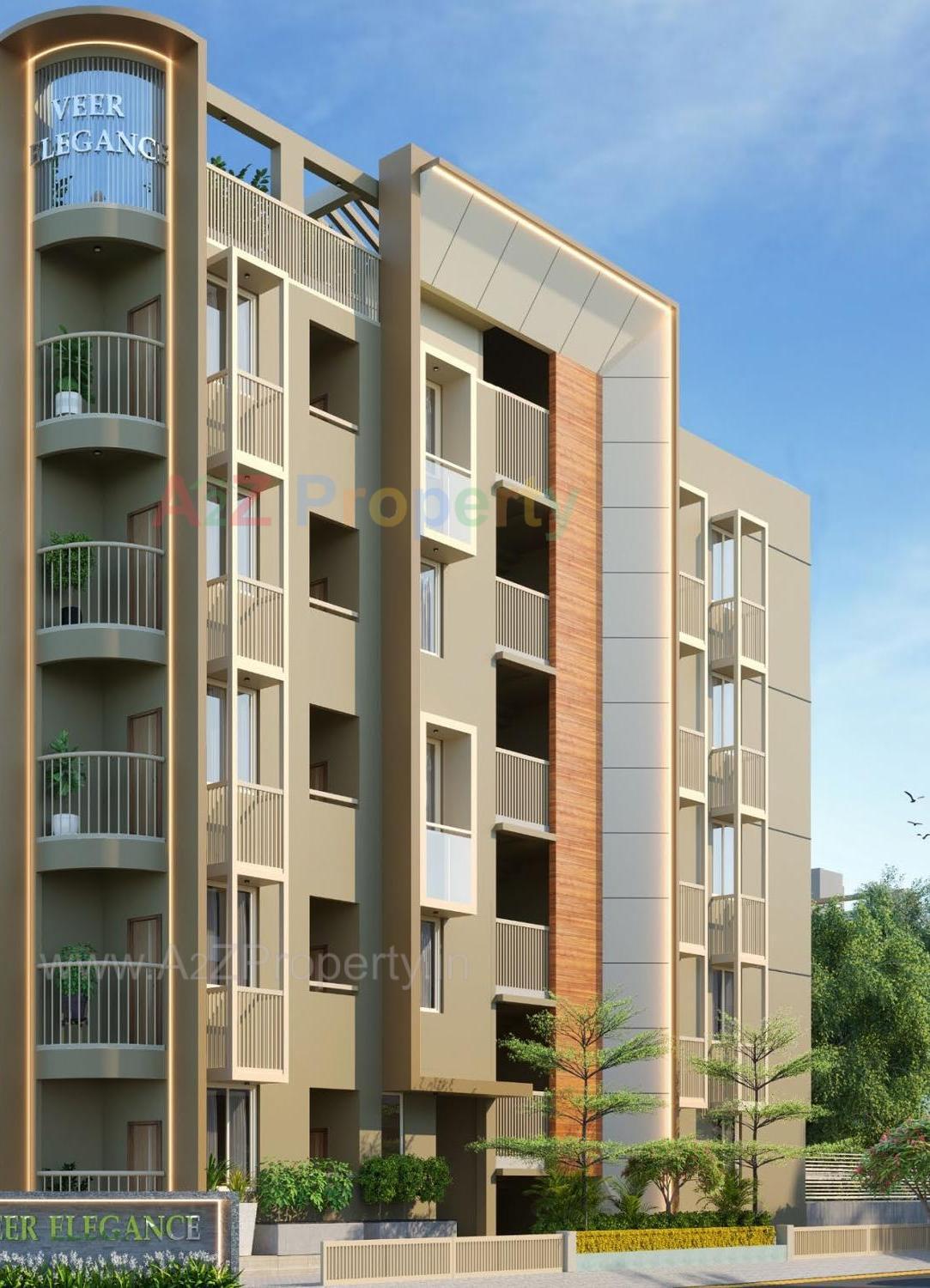 3D Elevation of real estate project Veer Elegance located at Chhadavad, Ahmedabad, Gujarat