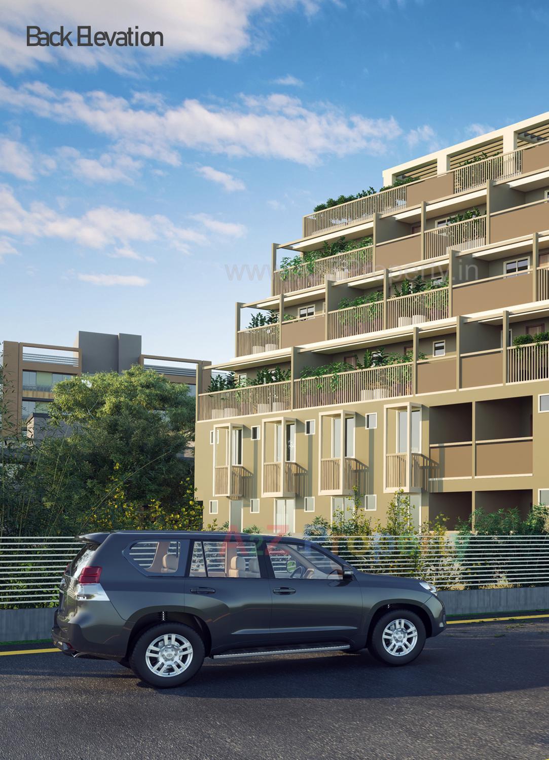 3D Elevation of real estate project Veer Elegance located at Chhadavad, Ahmedabad, Gujarat