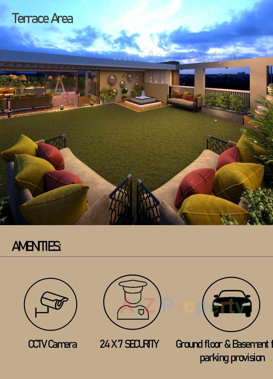 3D Elevation of real estate project Veer Elegance located at Chhadavad, Ahmedabad, Gujarat