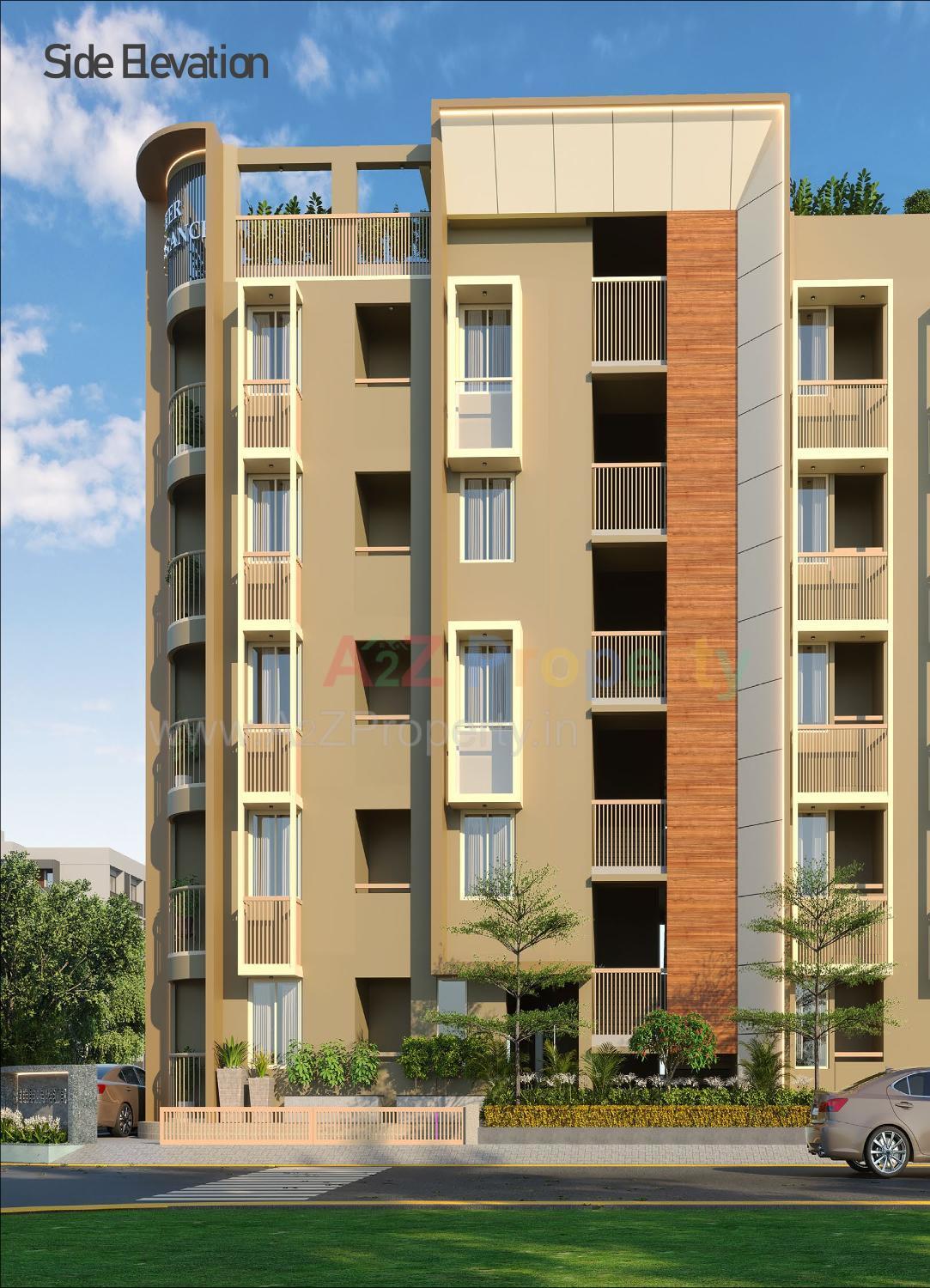 3D Elevation of real estate project Veer Elegance located at Chhadavad, Ahmedabad, Gujarat