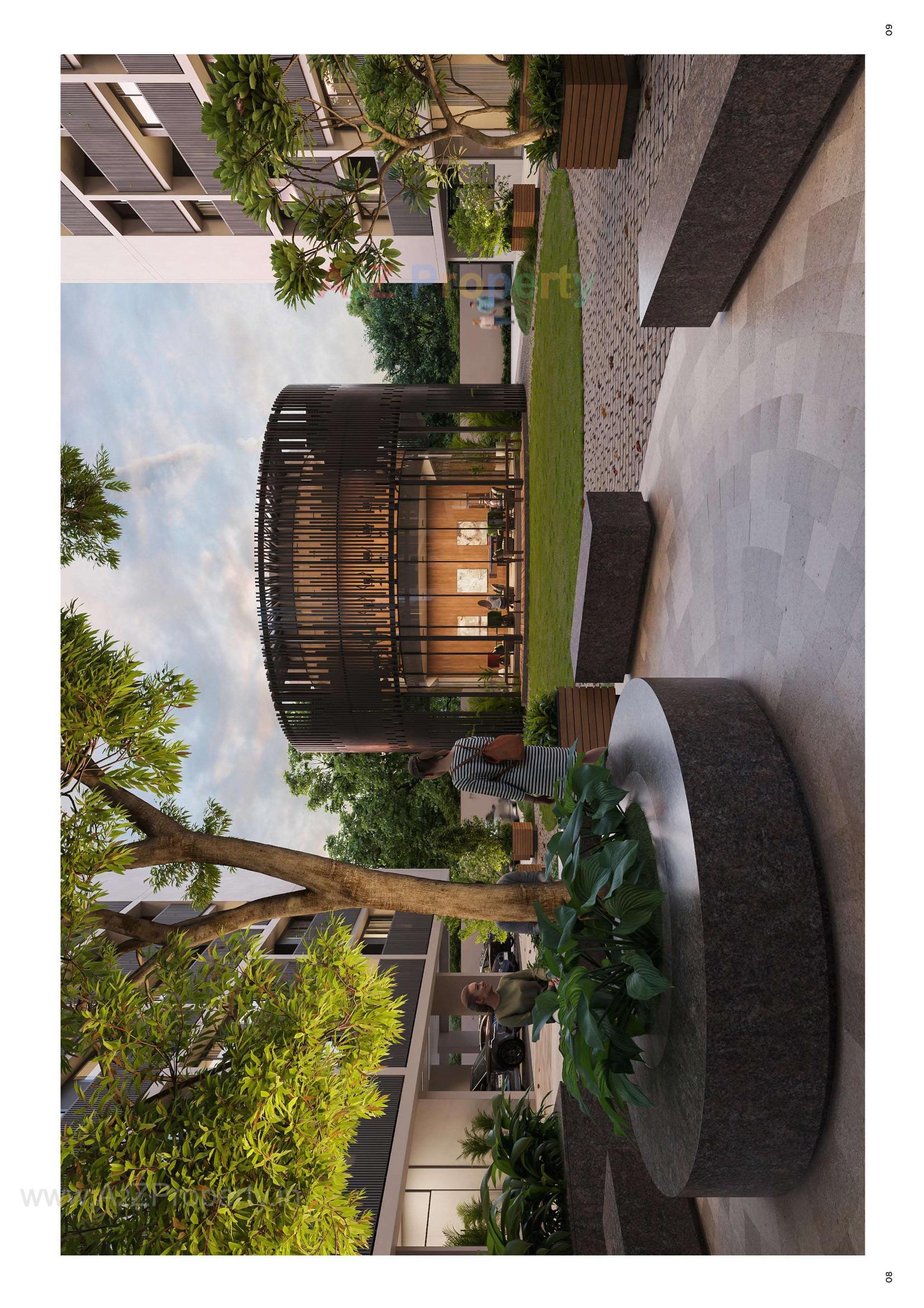 3D Elevation of real estate project Veltis Respair located at Khoraj, Ahmedabad, Gujarat