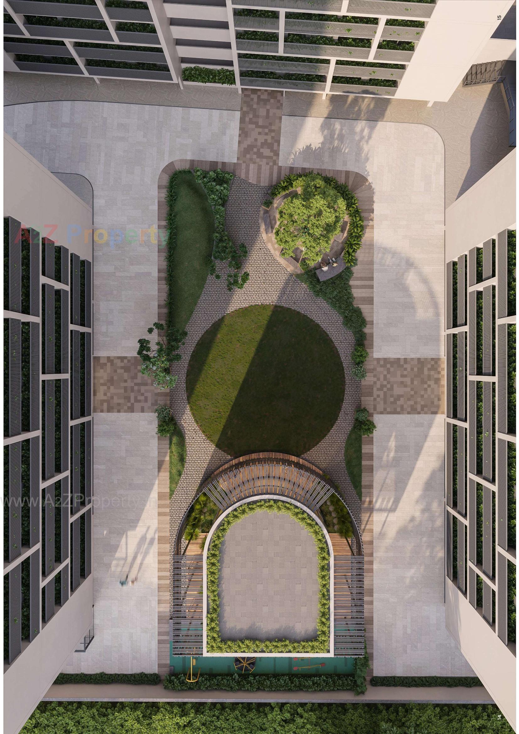 3D Elevation of real estate project Veltis Respair located at Khoraj, Ahmedabad, Gujarat
