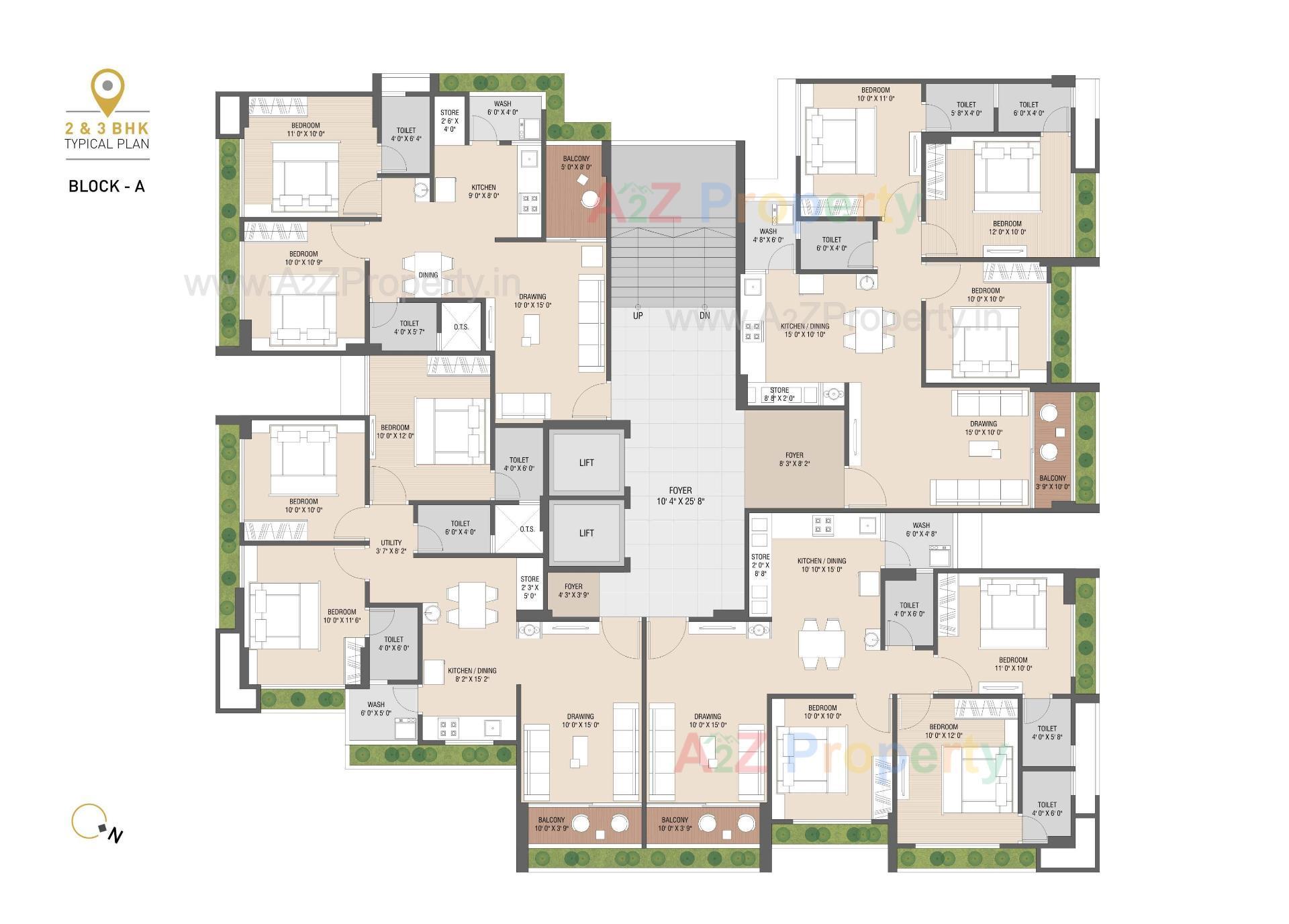 Layout of real estate project Venue located at Shilaj, Ahmedabad, Gujarat